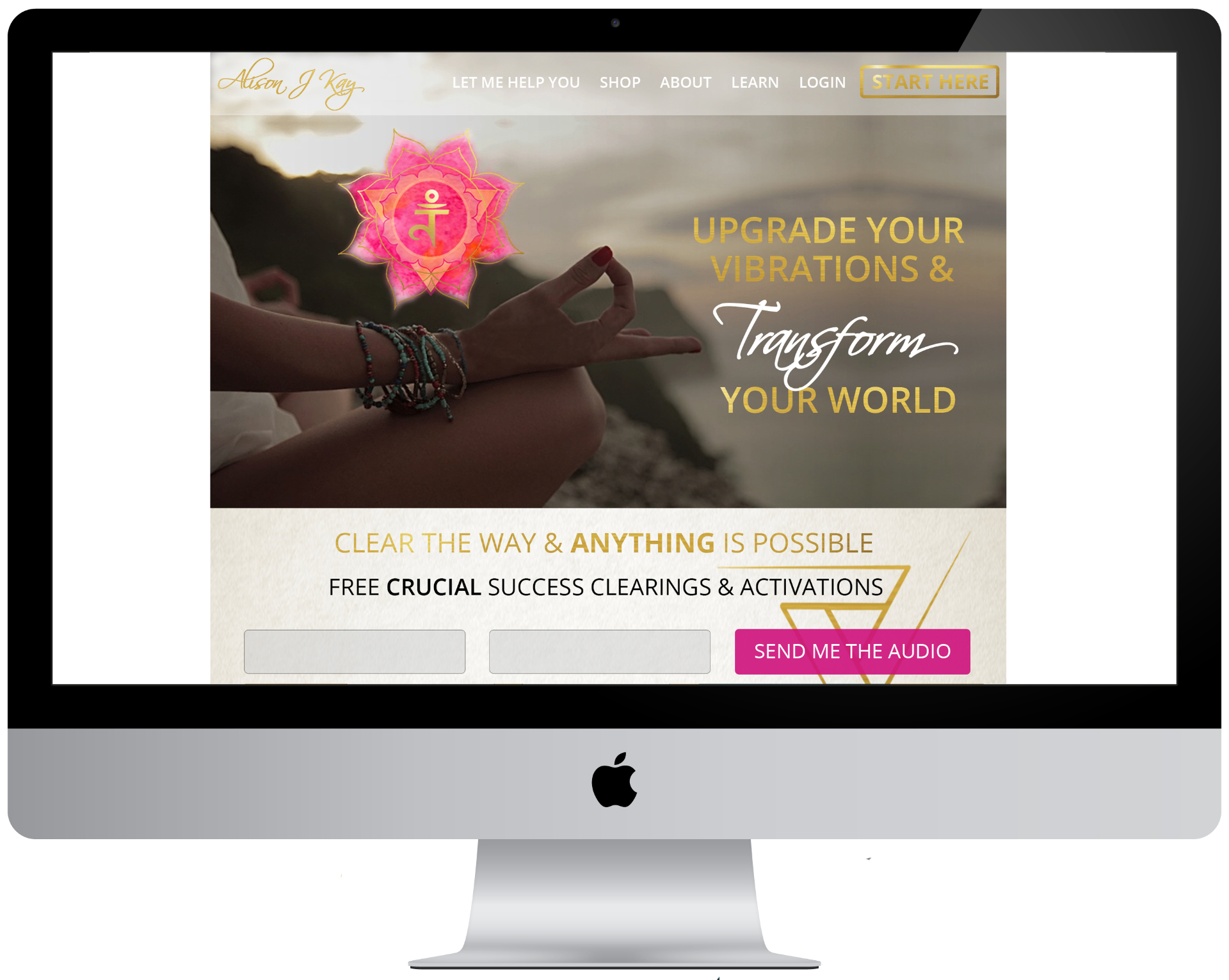 Alison J Kay - Website & Logo Redesign