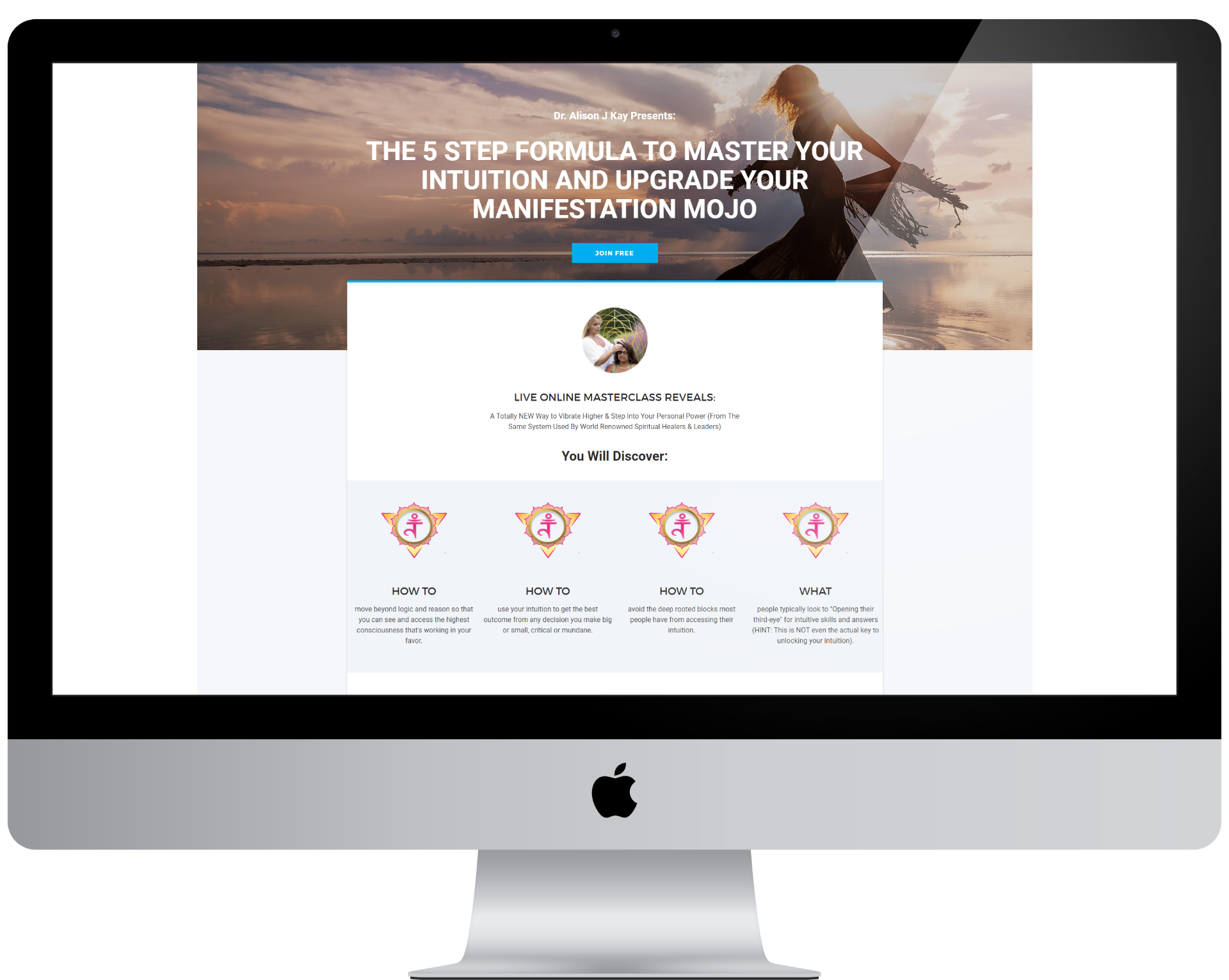Alison Armstrong - Landing Page Design