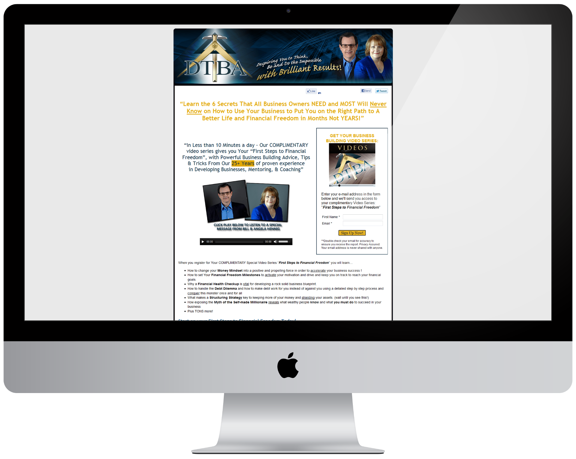 DTBA Business Building - Video Series Funnel