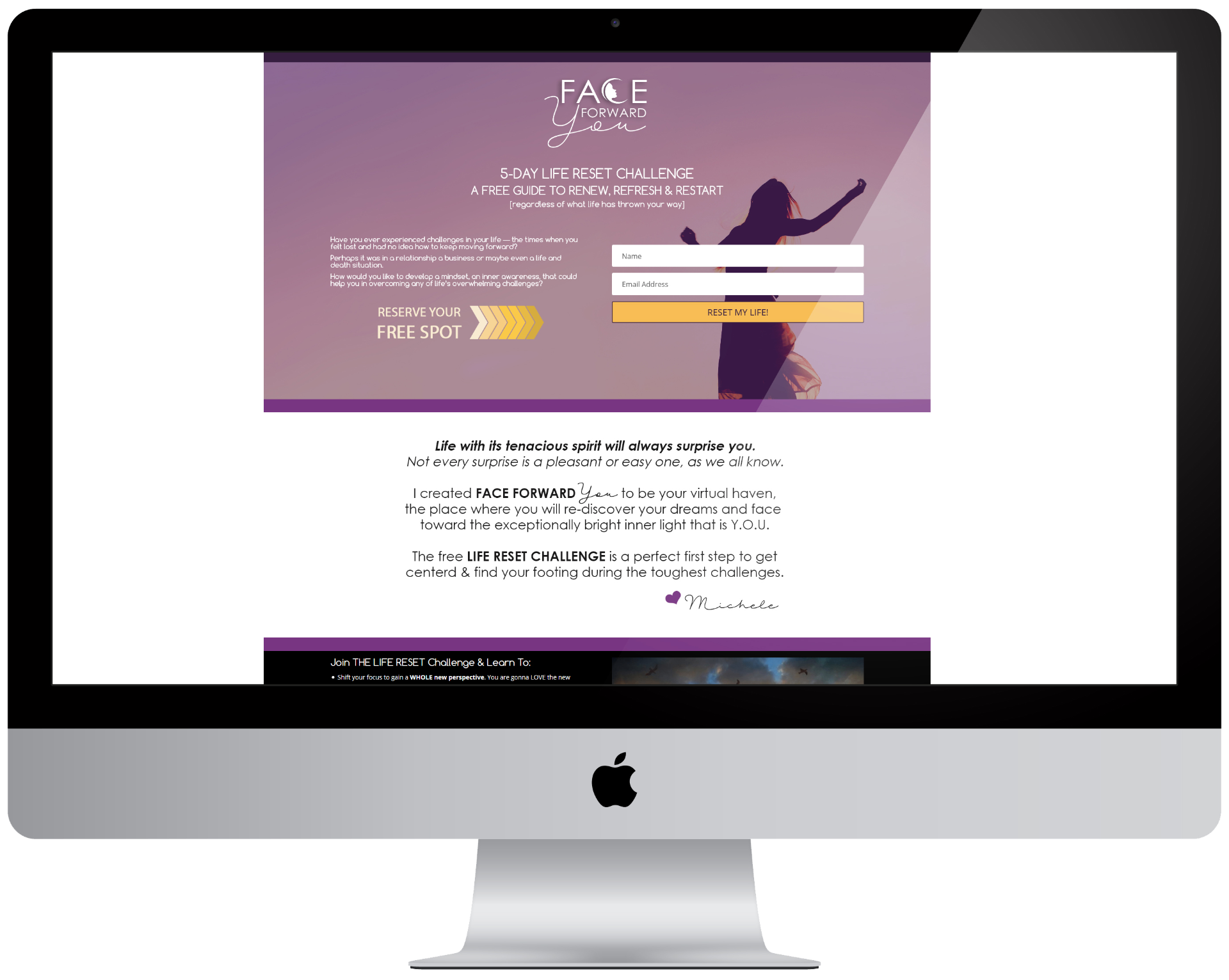 Face Forward You - Life Reset Challenge