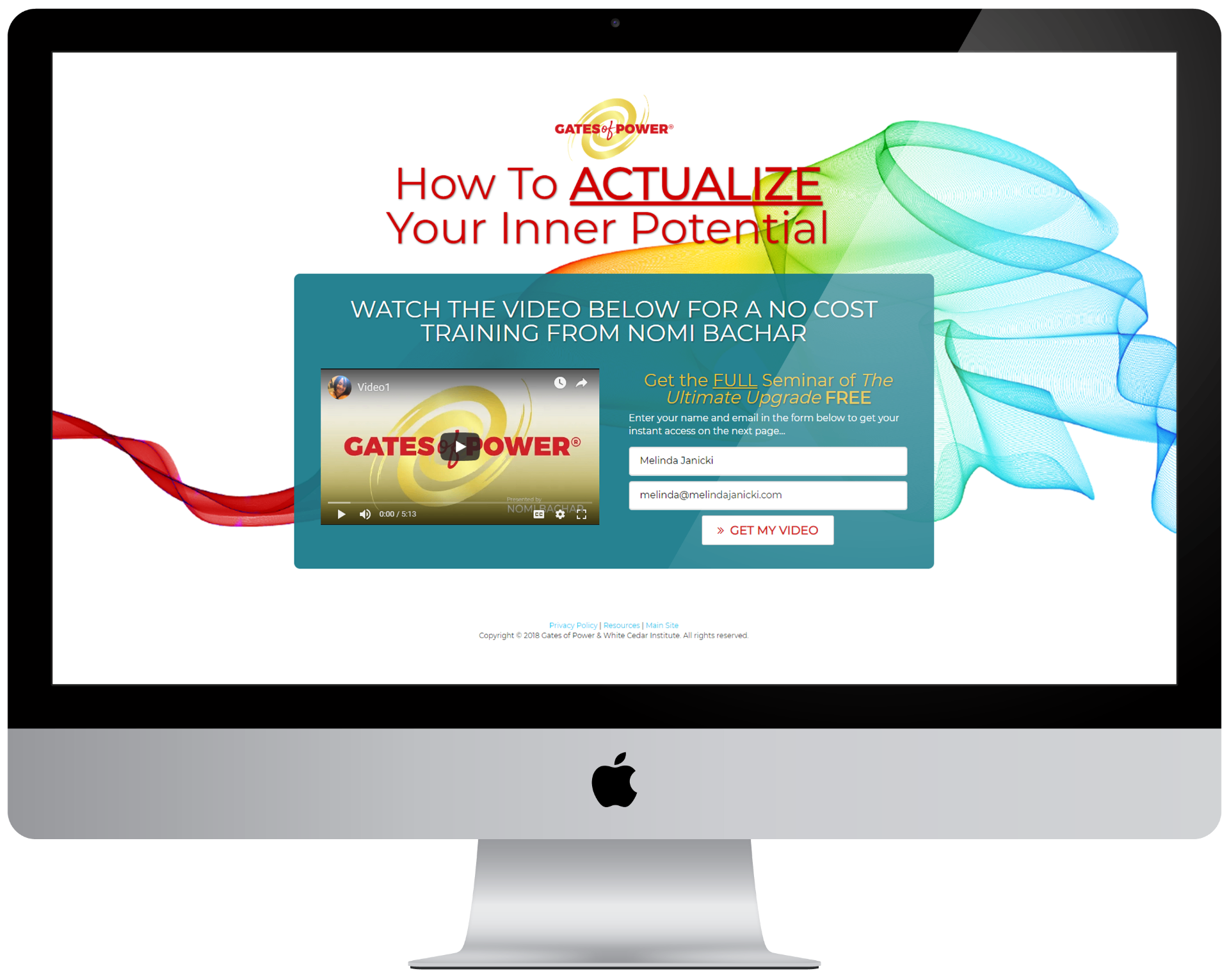 Gates of Power - Personal Development Funnel