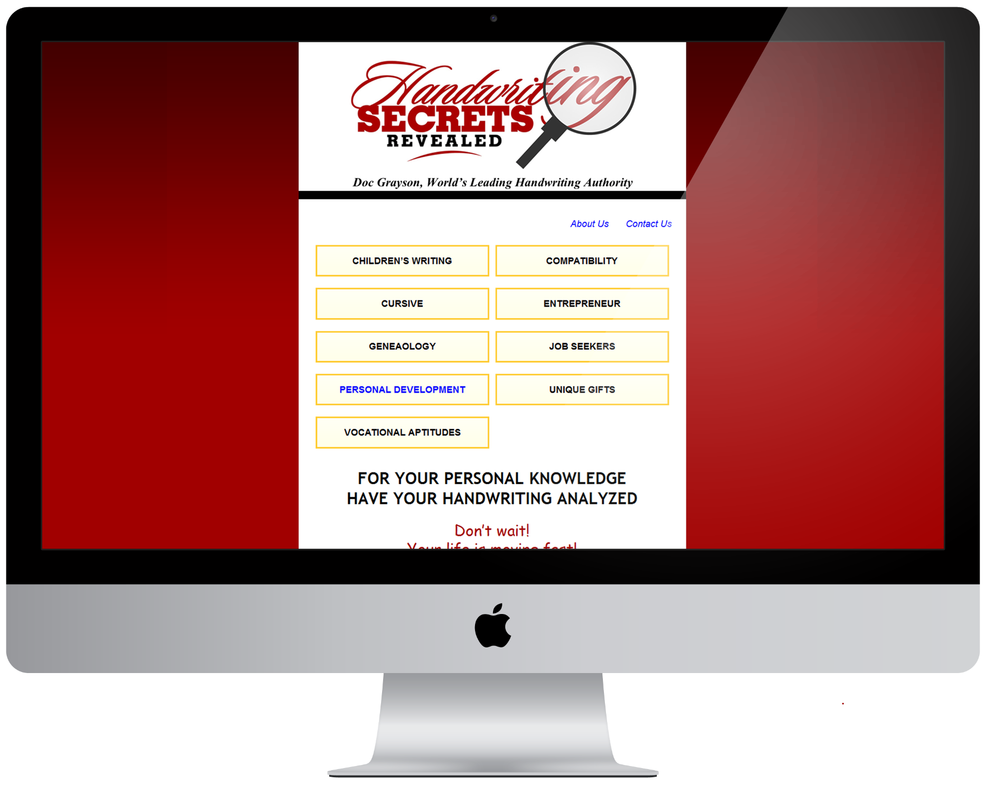 Handwriting Secrets Revealed - Analysis Website