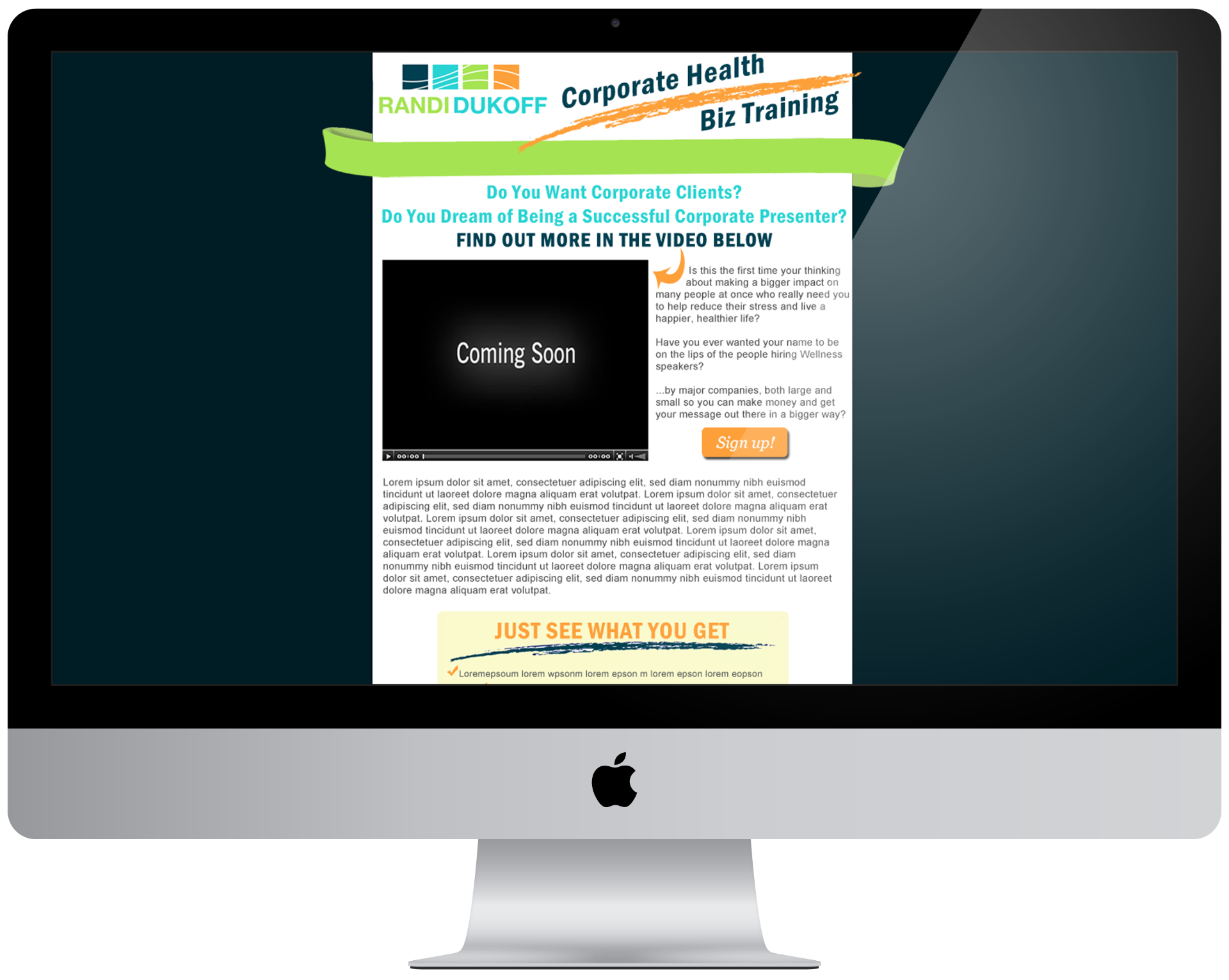 Corporate Health Biz Training - Wellness Platform