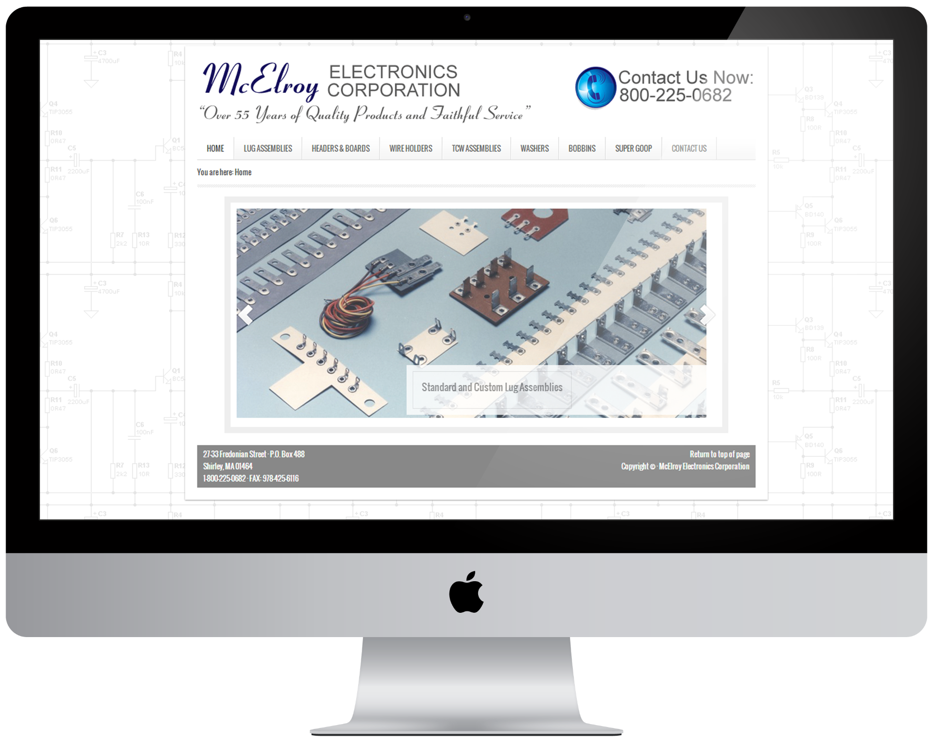 McElroy Electronics Corporation - Industrial Website