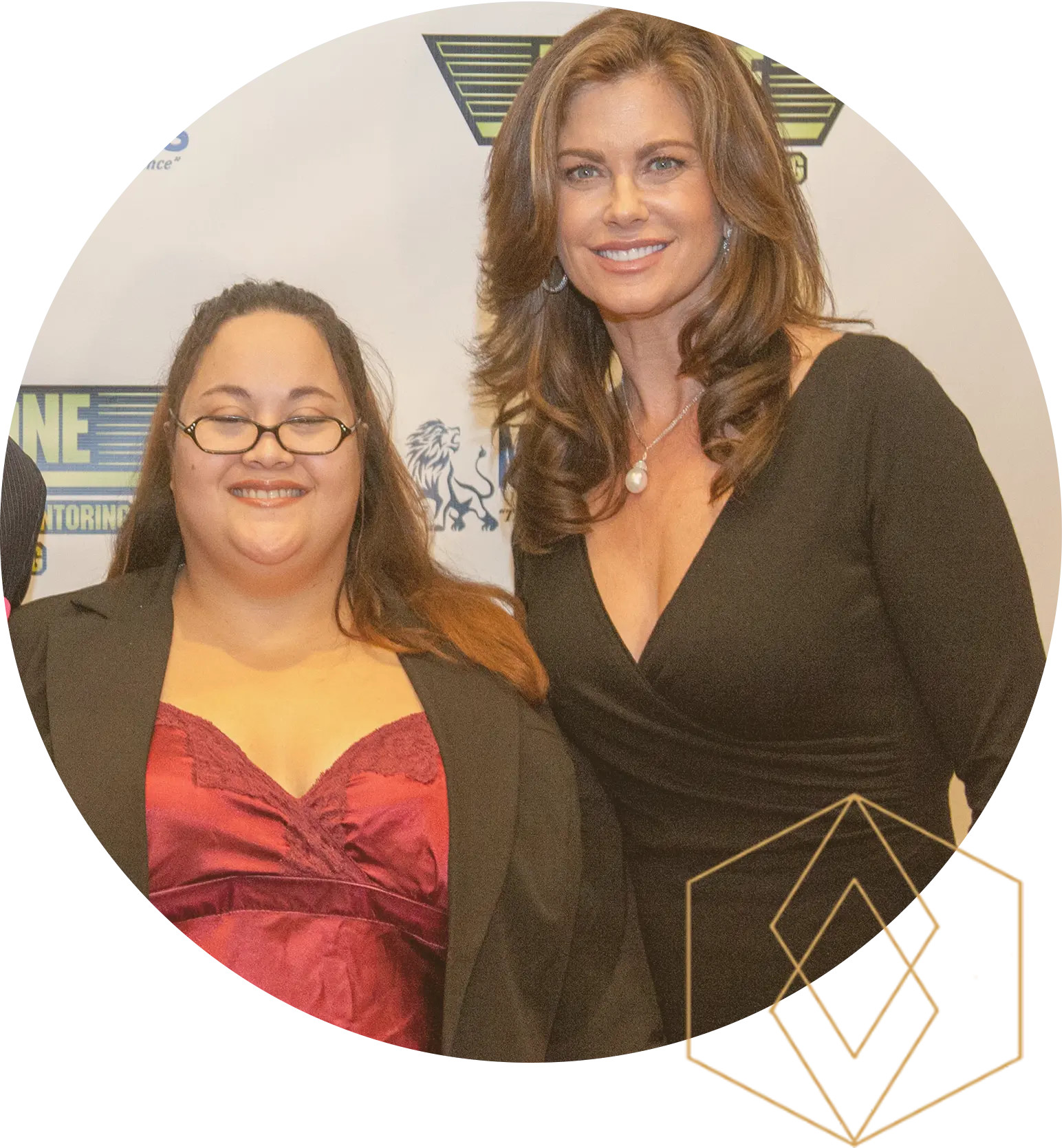 Melinda with Kathy Ireland