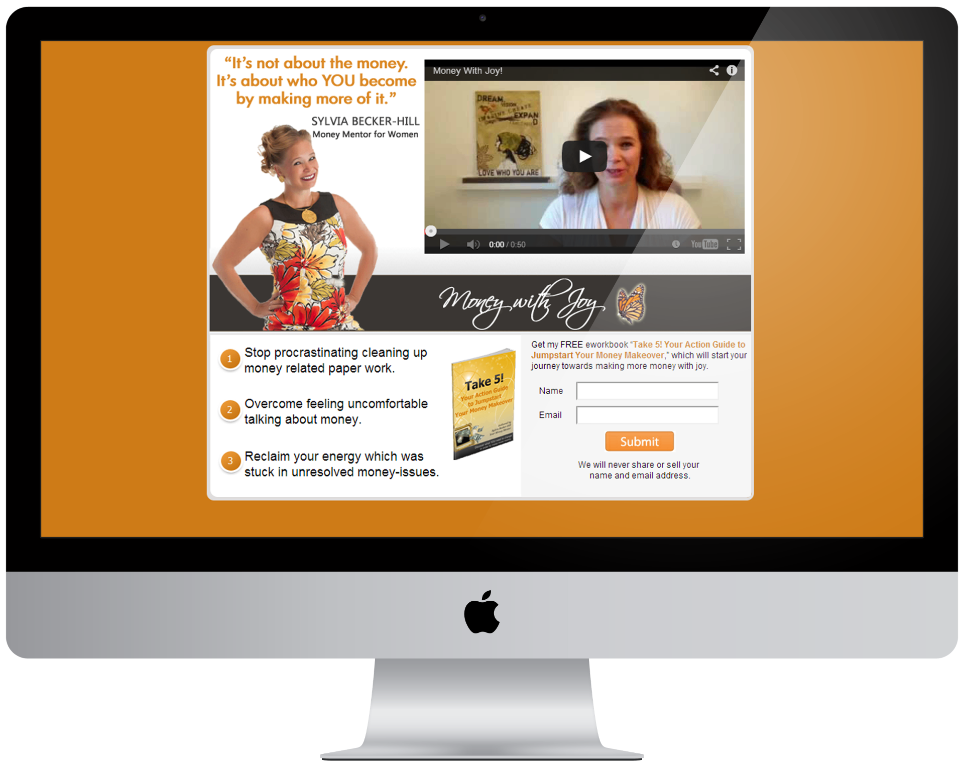 Money With Joy - Financial Coaching Funnel