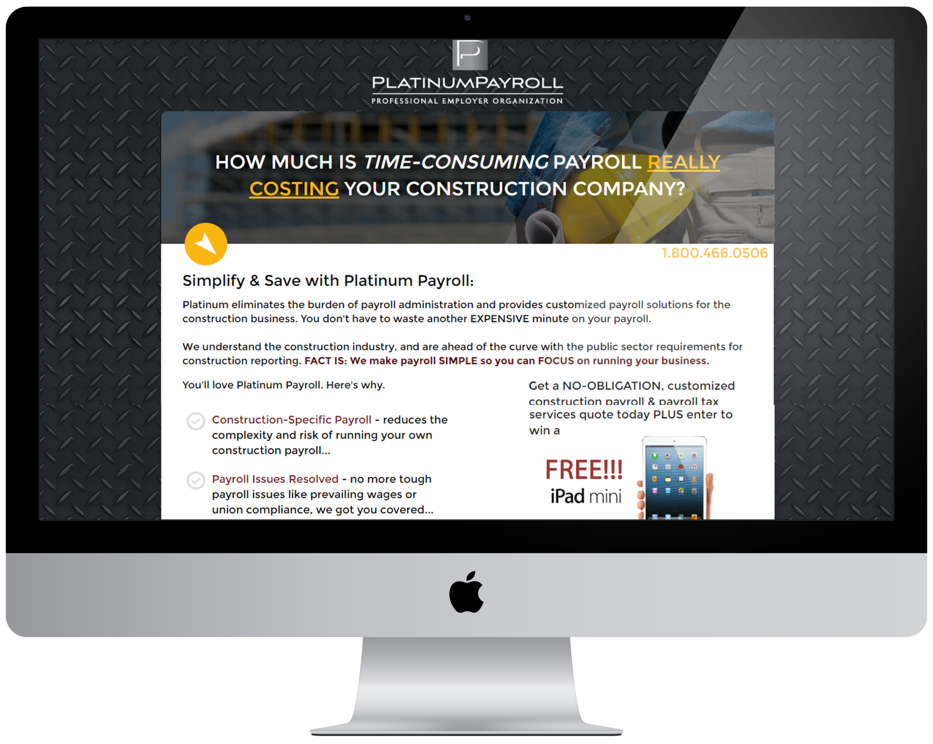 Platinum Payroll - Lead Generation Funnel