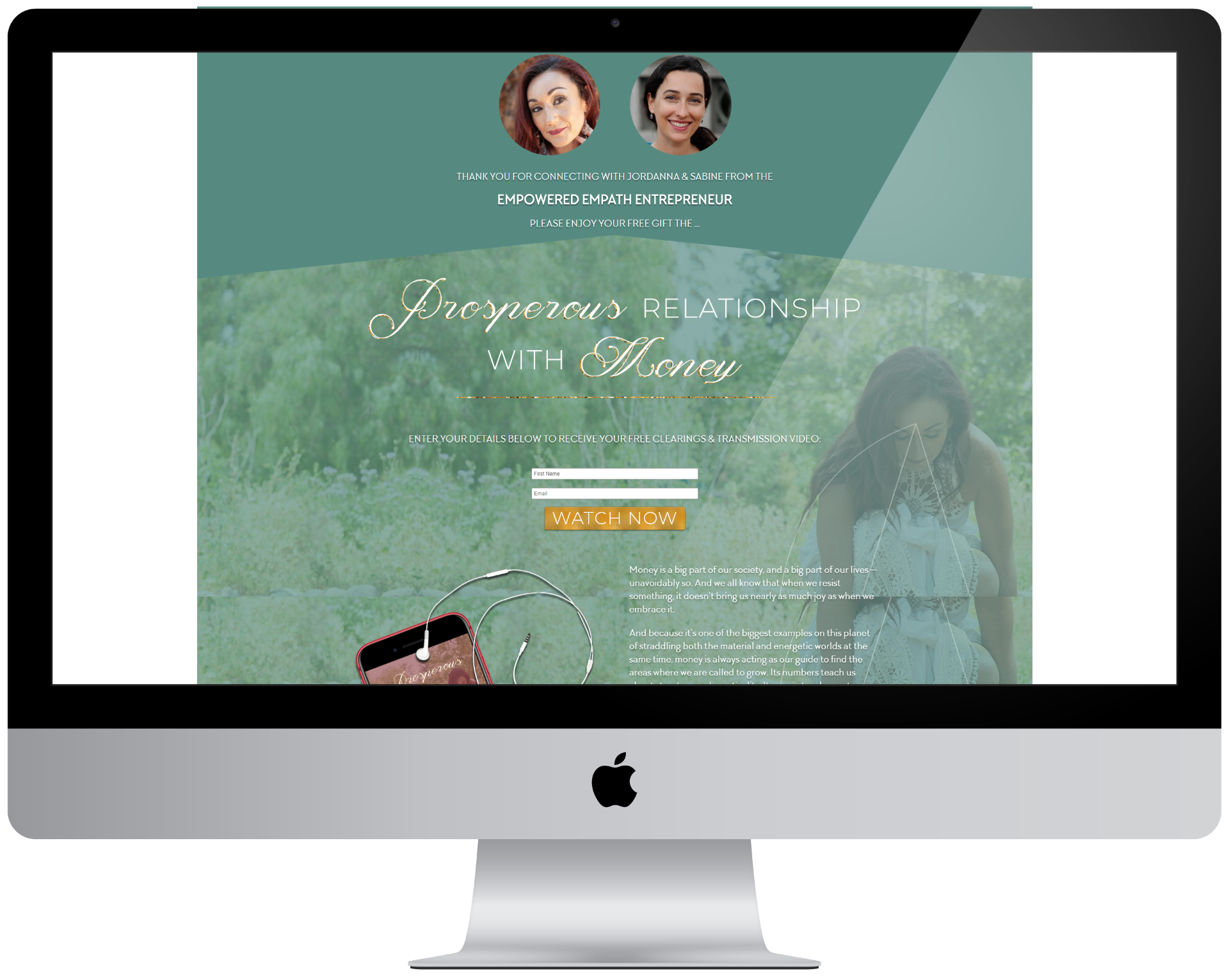 Prosperous Relationship with Money - Opt-in Funnel