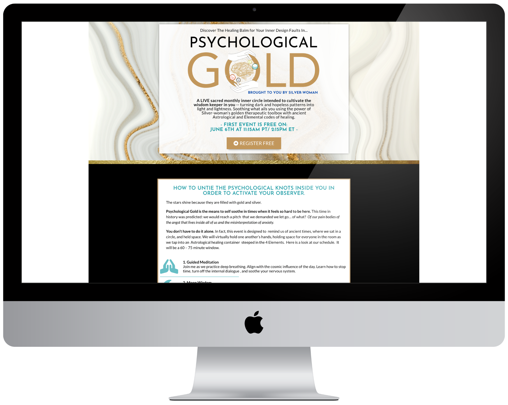Psychological Gold - Landing Page