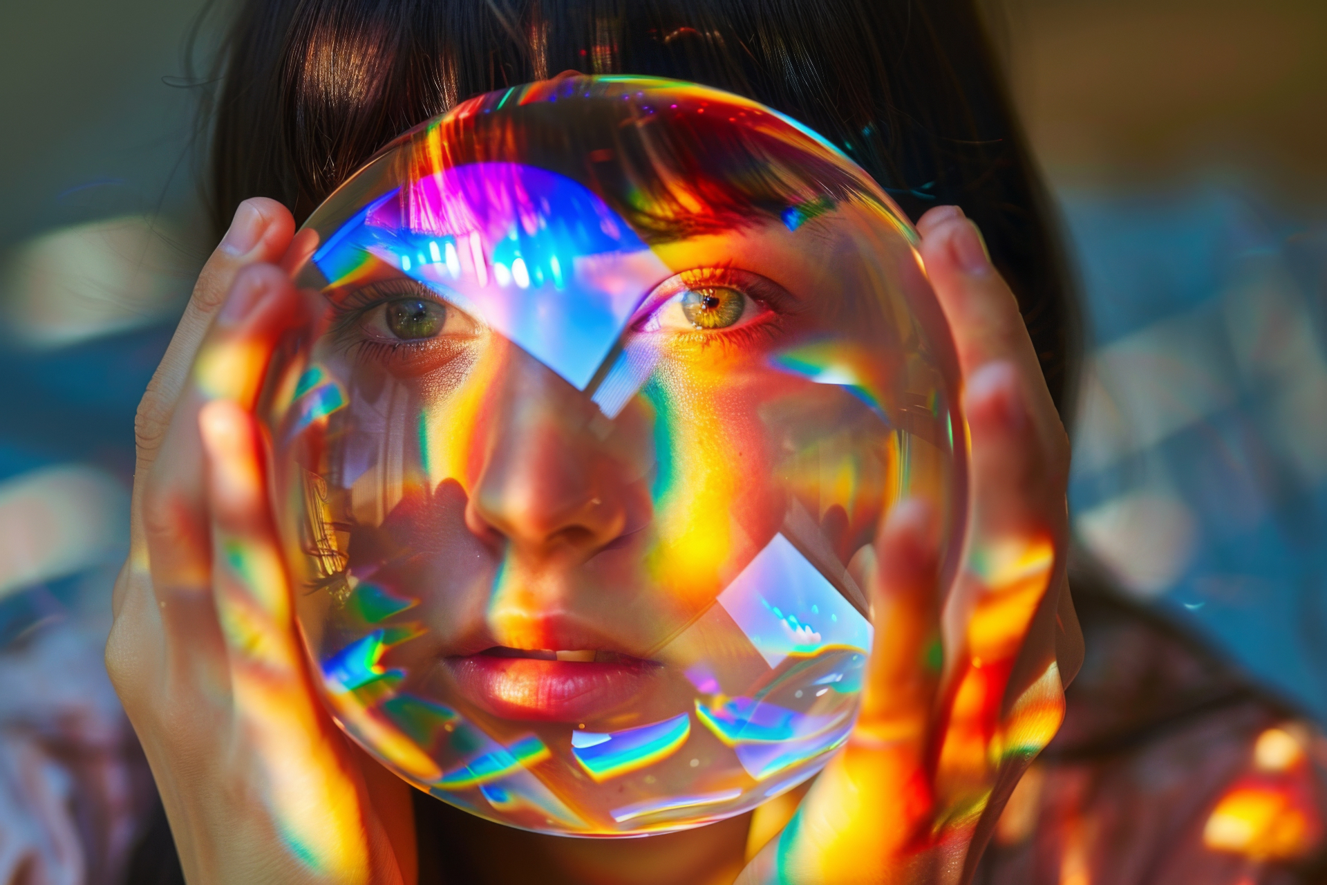 Woman Prism Sphere