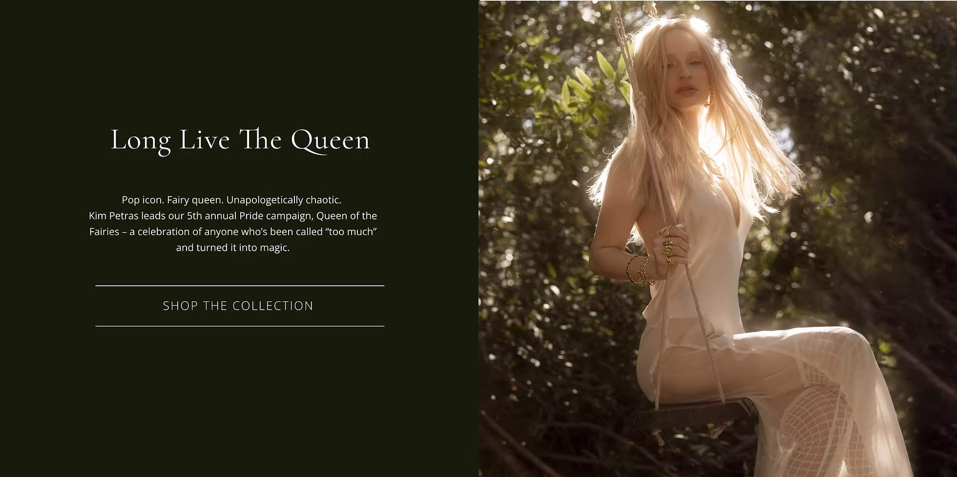 Queen of the Fairies Campaign Creative